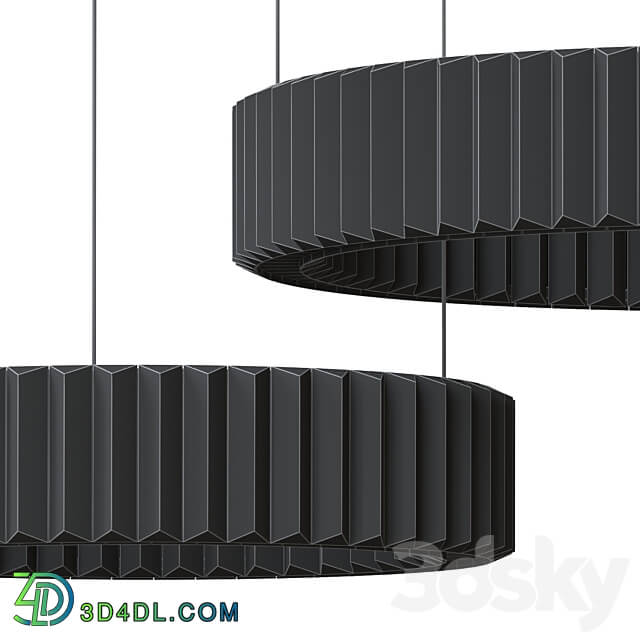 Bertolda 5 Rings Pendant light 3D Models