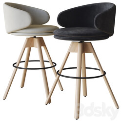 swivel stool belle st by arrmet 3D Models 