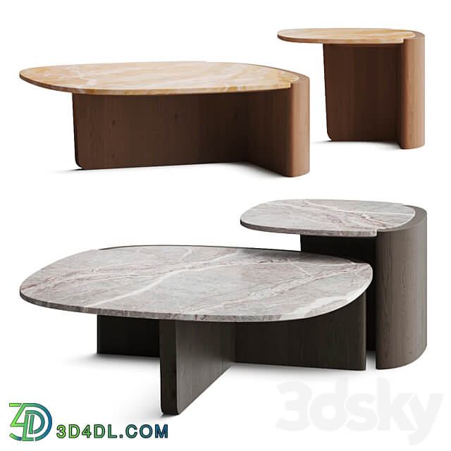 Tacchini Trampolino Coffee Tables 3D Models