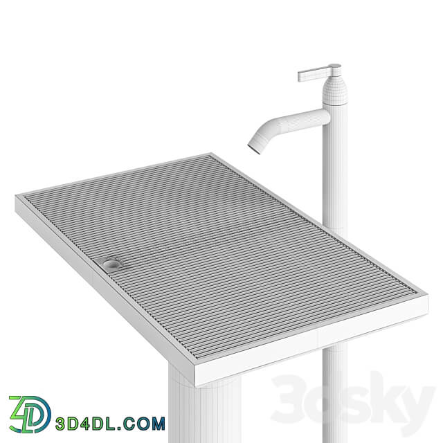 Agape ELL A COLONNA Floor sink 3D Models