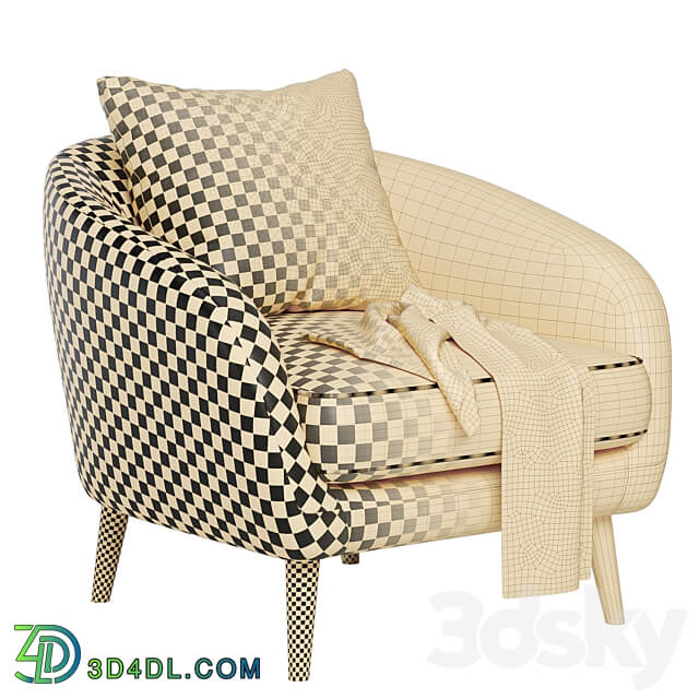 Hanna arm chair 3D Models