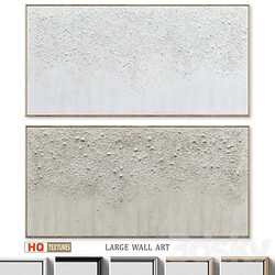 Panoramic Textured Plaster Wall Art C 577 3D Models 