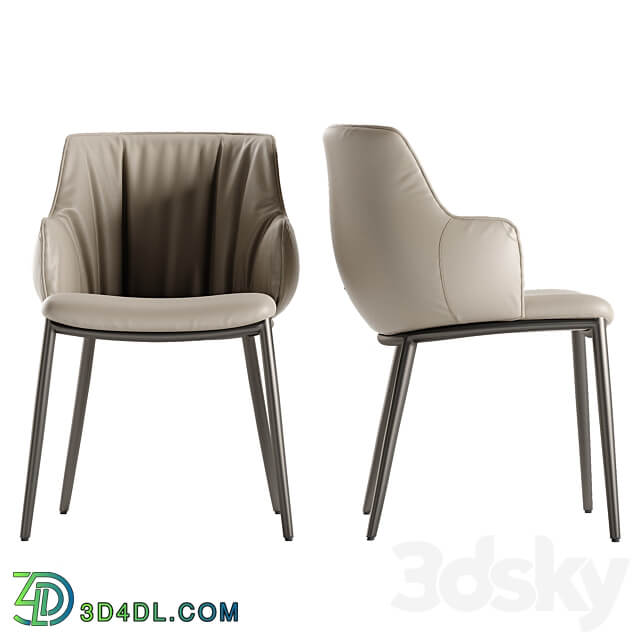 Cattelan Italia Senator table Rihanna chair set Table Chair 3D Models