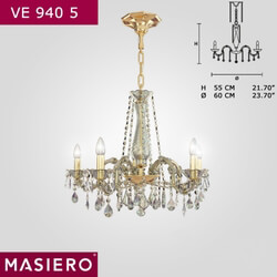 Masiero VE940 5 Pendant light 3D Models 