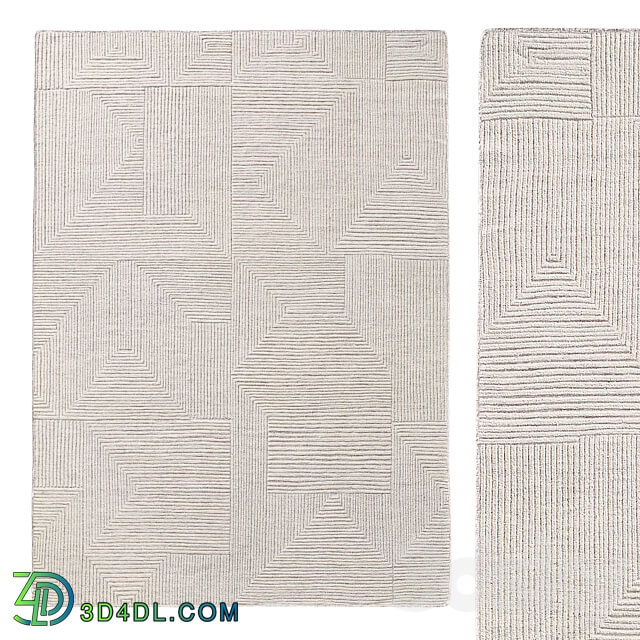 SETTAT HAND KNOTTED WOOL RUG 3D Models