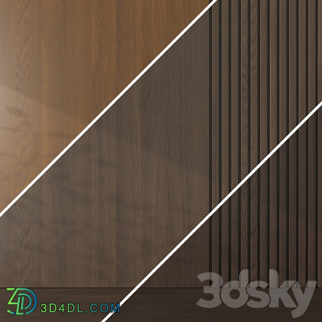 Oak texture 075 3D Models