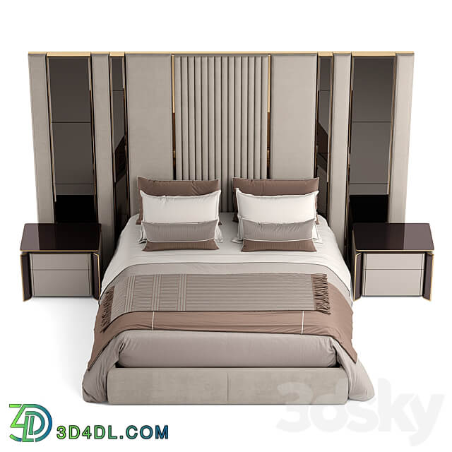 Elve luxury bed Bed 3D Models