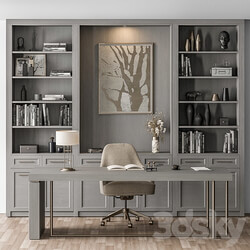 Boss Desk Office Furniture 369 3D Models 