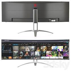 Widescreen Monitor PC other electronics 3D Models 