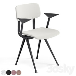 HAY Result Armchairs Full Upholstery 3D Models 