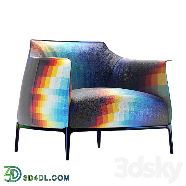 PF Archibald Armchair Poltrona Frau 3D Models