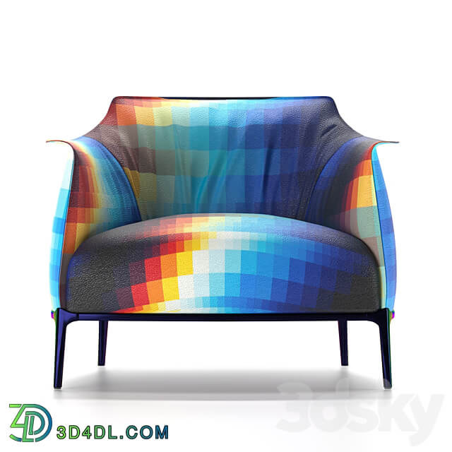 PF Archibald Armchair Poltrona Frau 3D Models