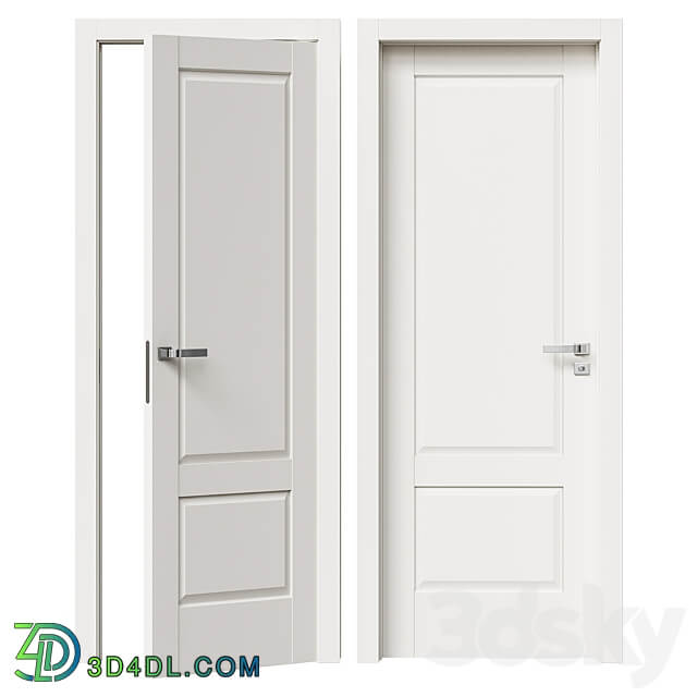 Interroom door ProfilDoors Series U model 105U 3D Models