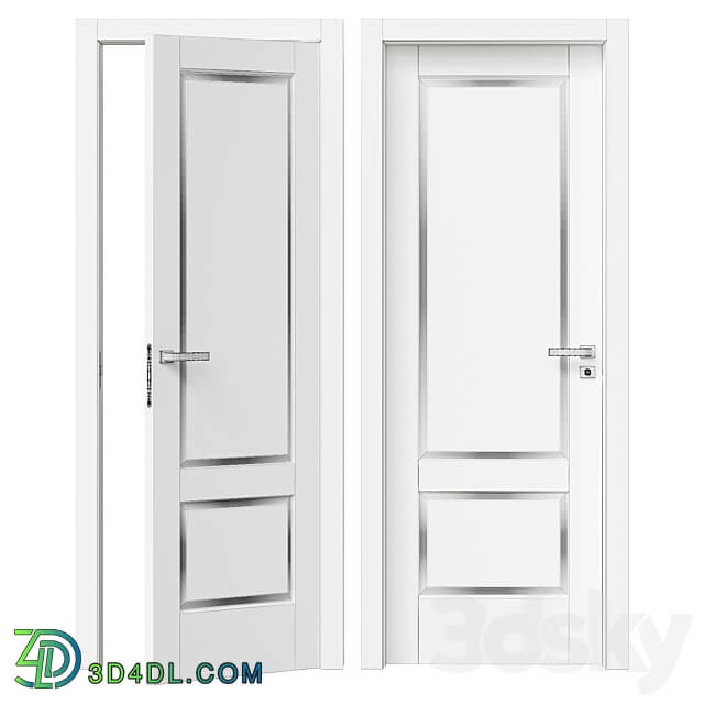 Interroom door ProfilDoors Series U model 105U 3D Models