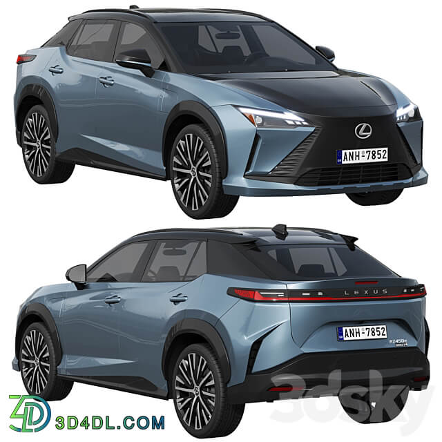 Lexus RZ 450e 2023 3D Models