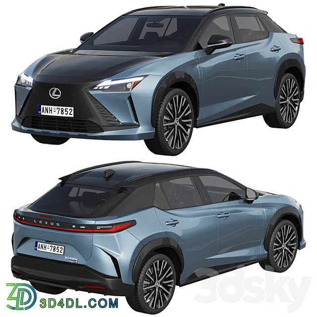 Lexus RZ 450e 2023 3D Models