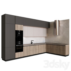 Kitchen in modern style 11 Kitchen 3D Models 