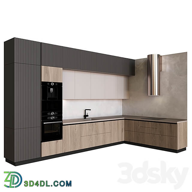 Kitchen in modern style 11 Kitchen 3D Models