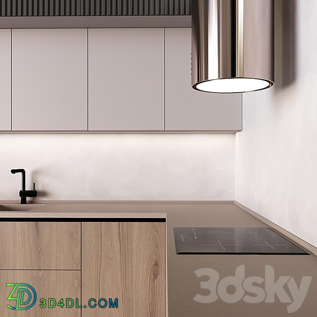 Kitchen in modern style 11 Kitchen 3D Models