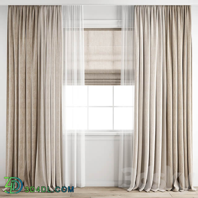 Curtain 663 3D Models