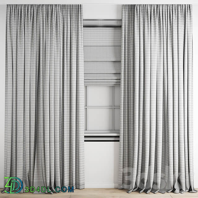 Curtain 663 3D Models