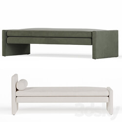 Angle Bench Segment Daybed TRNK 3D Models 