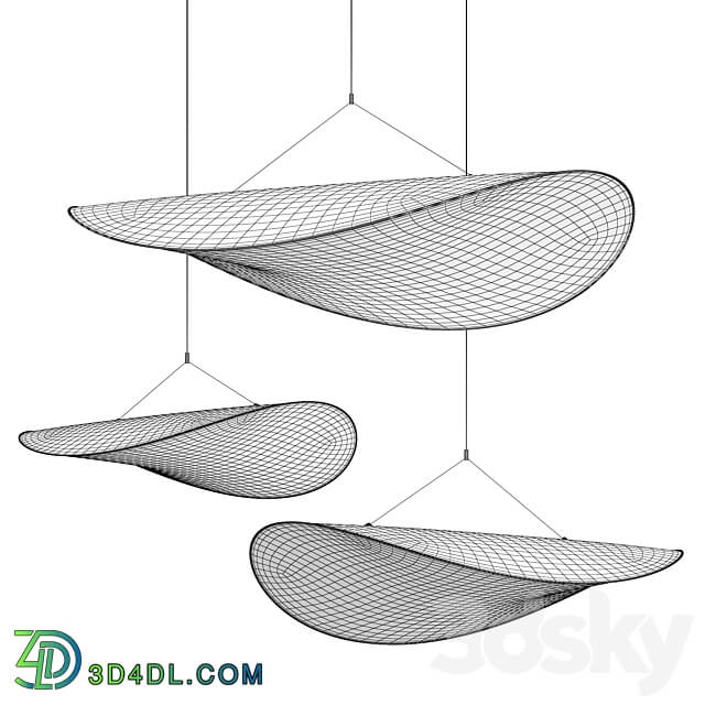 Tense Pendant Lamp Pendant light 3D Models