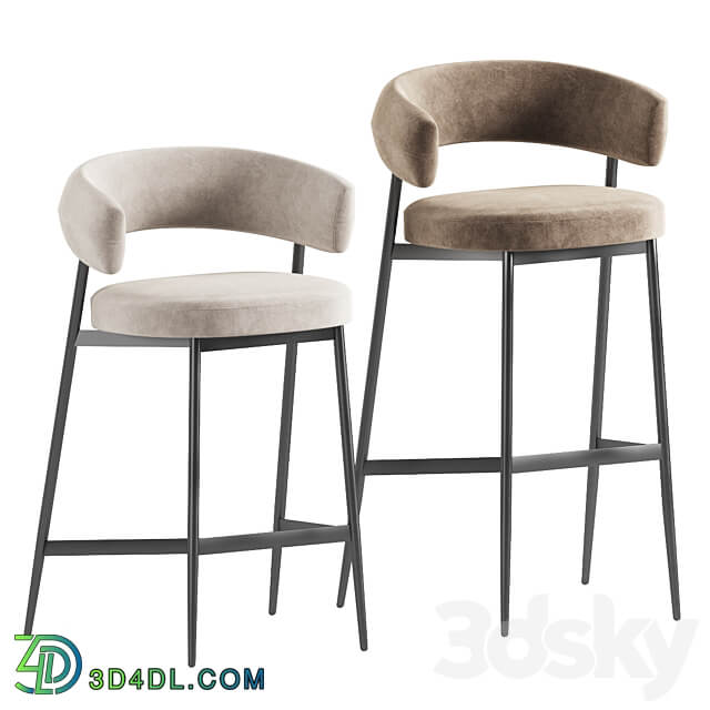 Nena Bar Stool 3D Models