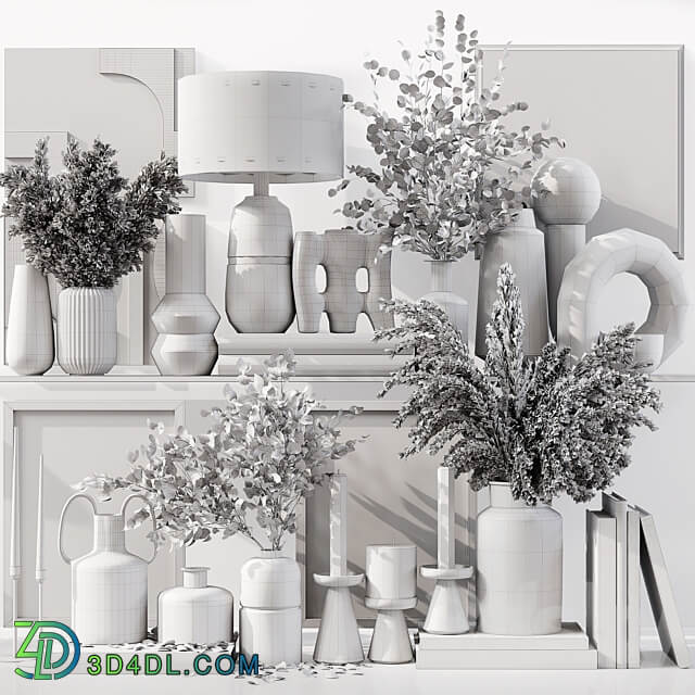 Decorative Set 06 3D Models