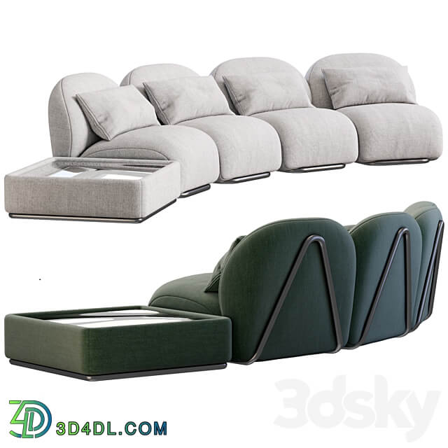 Sofa Victoria By Tacchini 3D Models