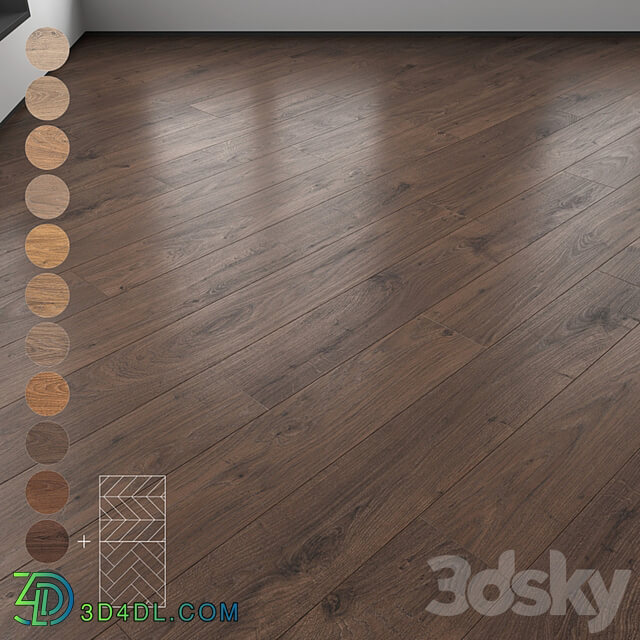 Parquet 12 colors Linear, herringbone, chevron setmulti9