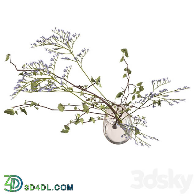 Bouquet of branches and flowers