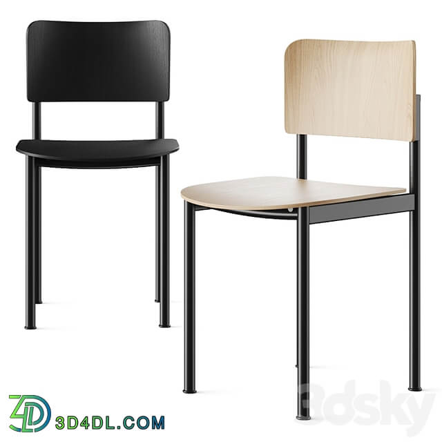 Fredericia Plan 3412 Wooden Seat Chair