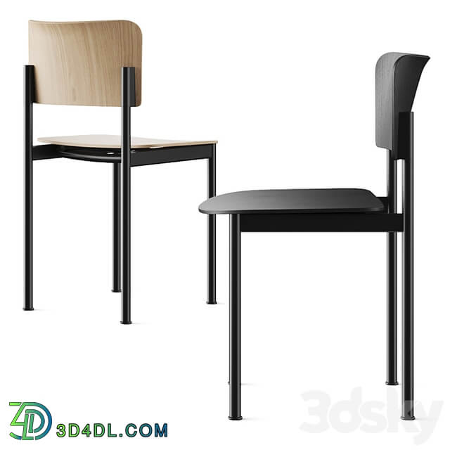 Fredericia Plan 3412 Wooden Seat Chair