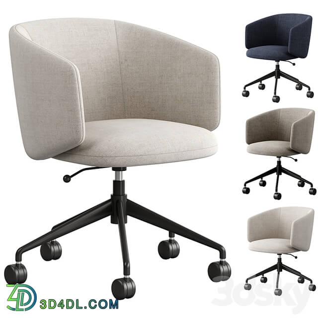 Crescent Swivel Chair