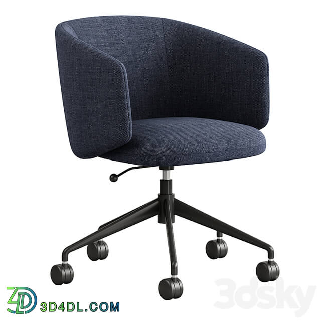 Crescent Swivel Chair