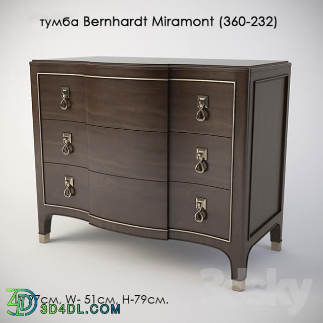 Sideboard Chest of drawer curbstone Bernhardt Miramont 360 232 