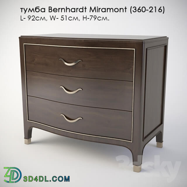 Sideboard Chest of drawer curbstone Bernhardt Miramont 360 216 