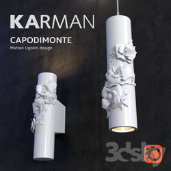 kARMAN CAPODIMONTE Pendant light 3D Models 
