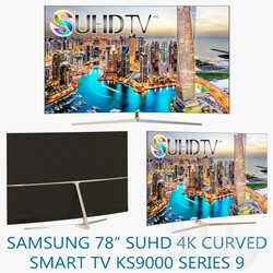 Samsung 78 quot SUHD 4K Curved Smart TV KS9000 Series 9 