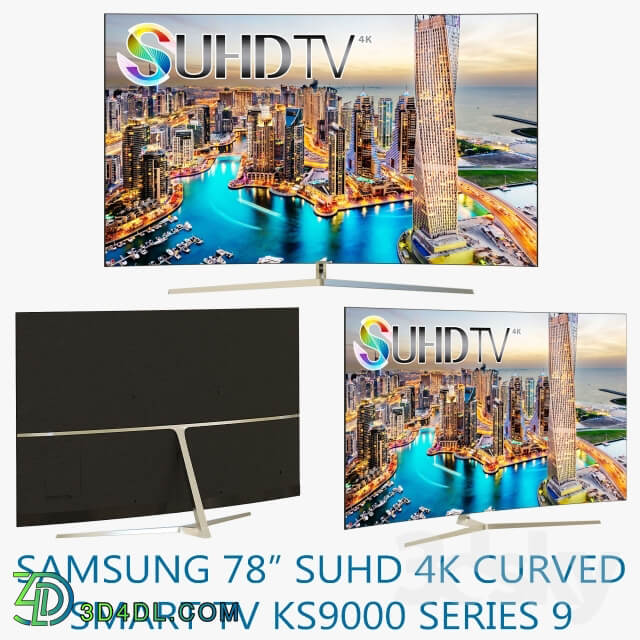 Samsung 78 quot SUHD 4K Curved Smart TV KS9000 Series 9