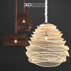 Roost bamboo cloud chandeliers modelbyNguyenMinhKhoa 