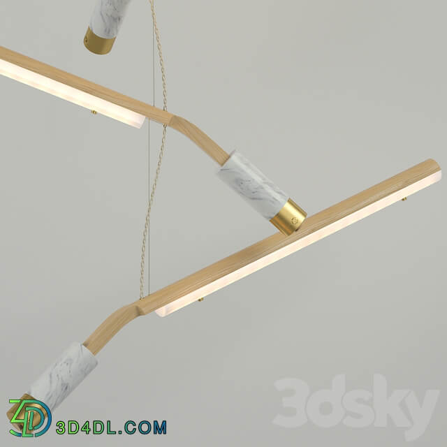 Chandelier Roll amp Hill Counterweight Pendant light 3D Models