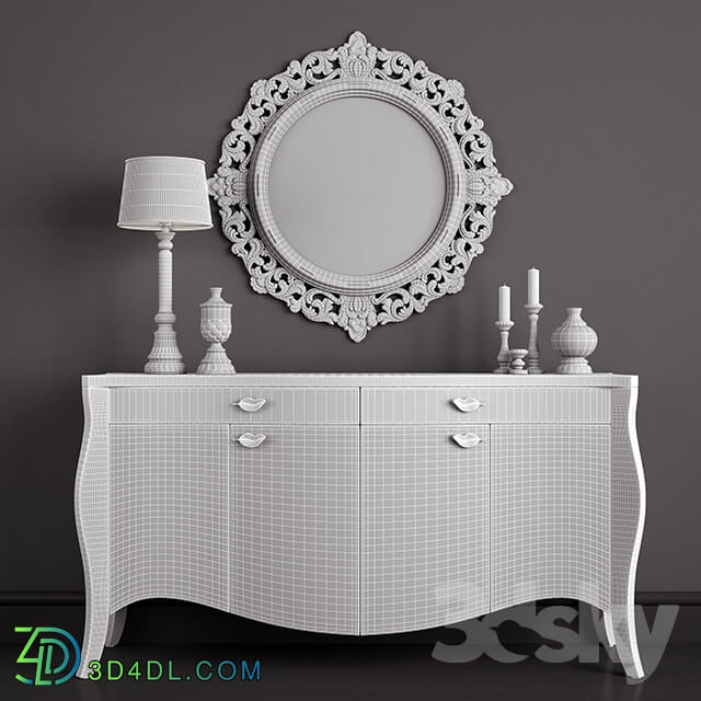 Sideboard Chest of drawer Classis mirror