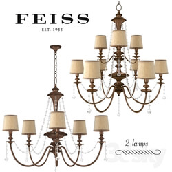 Feiss Clarissa Collection Pendant light 3D Models 