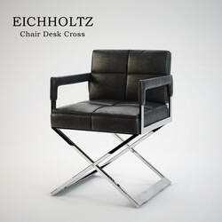 Armchair Eichholtz Chair Desk Cross 