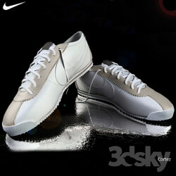 Kroscovki Nike Cortez Footwear 3D Models 