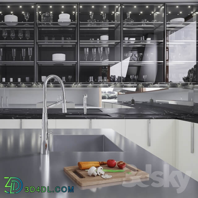 Kitchen Kitchen Barrique Cucina in vetro