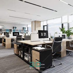 04 Modern Open Office Area 