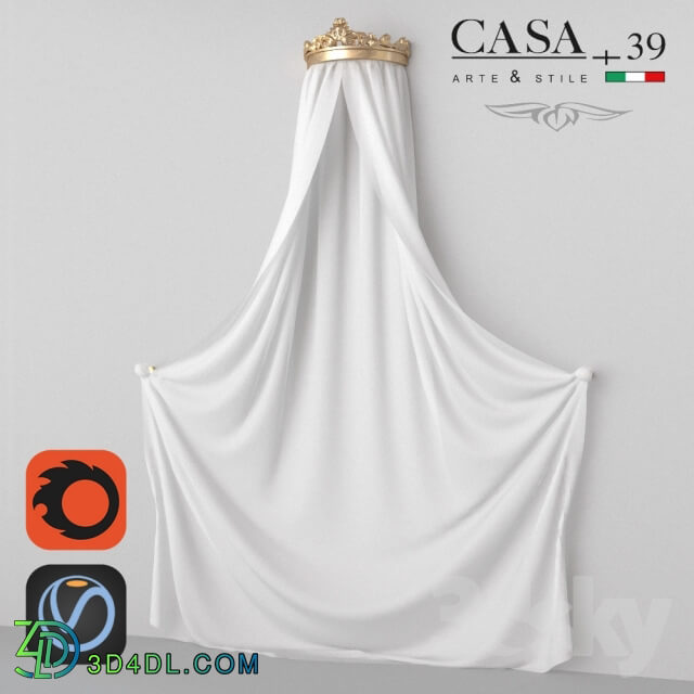 Bed The Casa 39 Prestige Crown Canopy art 718 